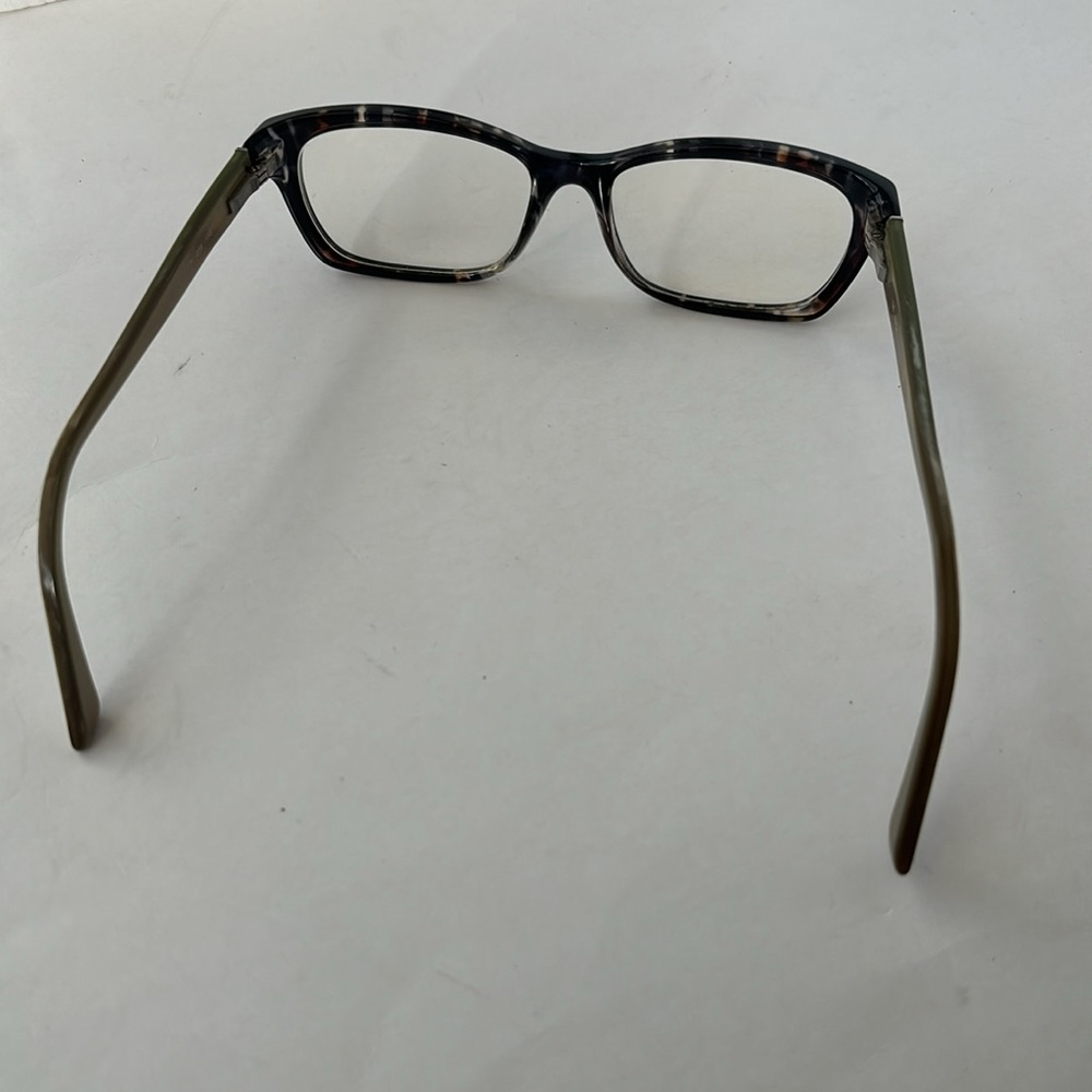 Fendi glasses frame, black brown gray marbling with gold legs and Fendi logo - Picture 8 of 8